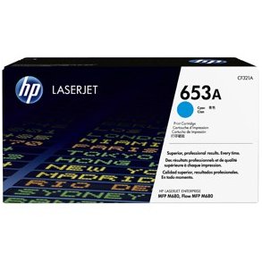 Color laserjet 653A cyan toner cartridge