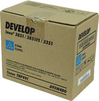 Develop TNP49C cyan toner 12K