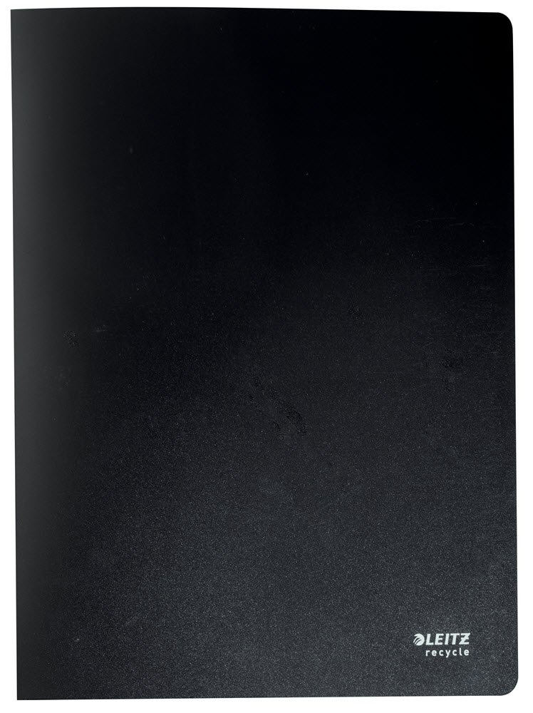 Displaybog recycle PP 40 lommer sort