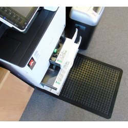 Doortex anti-fatigue gummi mtte 61x91 cm sort