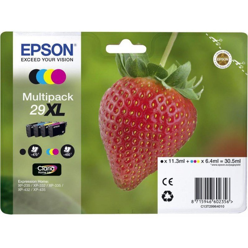 Epson 29XL Blkpatroner ValuePack