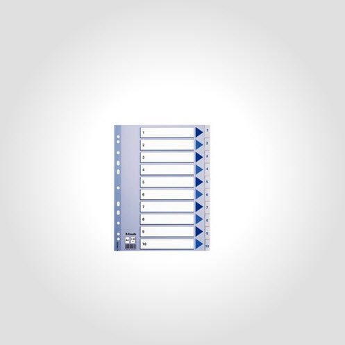 Register PP A4 1-10 hvid