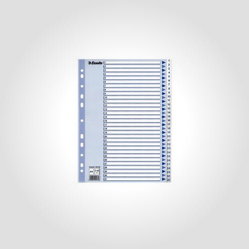 Register PP A4 1-31 hvid