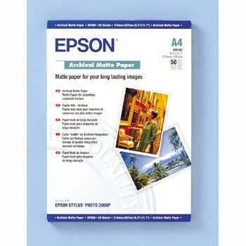 Epson A4 archival matte photo paper 50ark