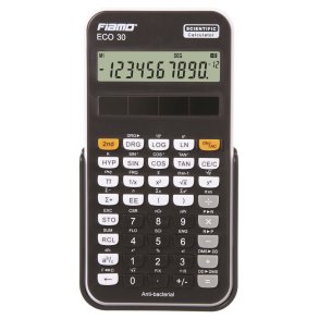 Fiamo Eco 30 Anti-bacterial Calculator, Black