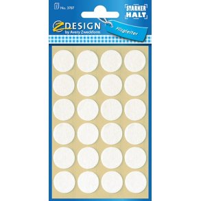 Filtpuder selvklbende 1mm tyk 18mm(24)