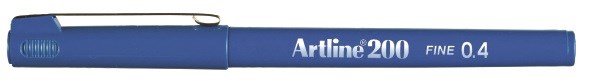 Fineliner Artline 200 Fine 0.4 kungsbl