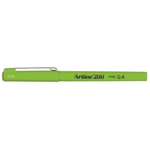 Fineliner Artline 200 Fine 0.4 limegrn