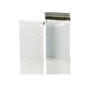 Forsendelsespose hvid/sort PS 350x460 (100)