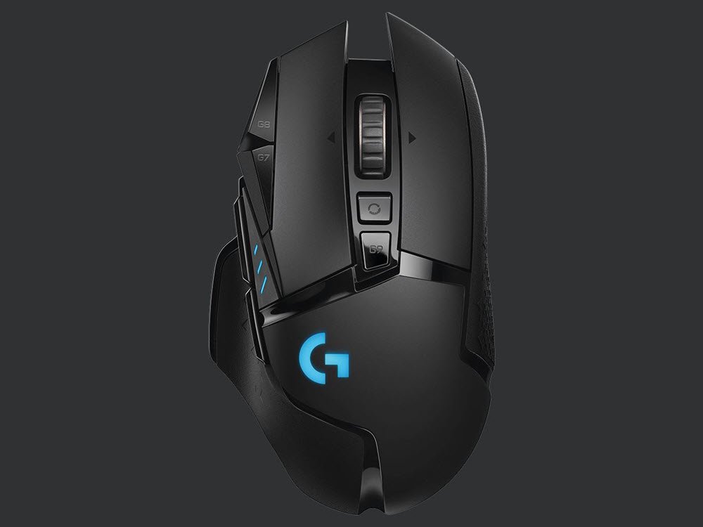 G502 LIGHTSPEED Wireless Gaming Mouse, Black