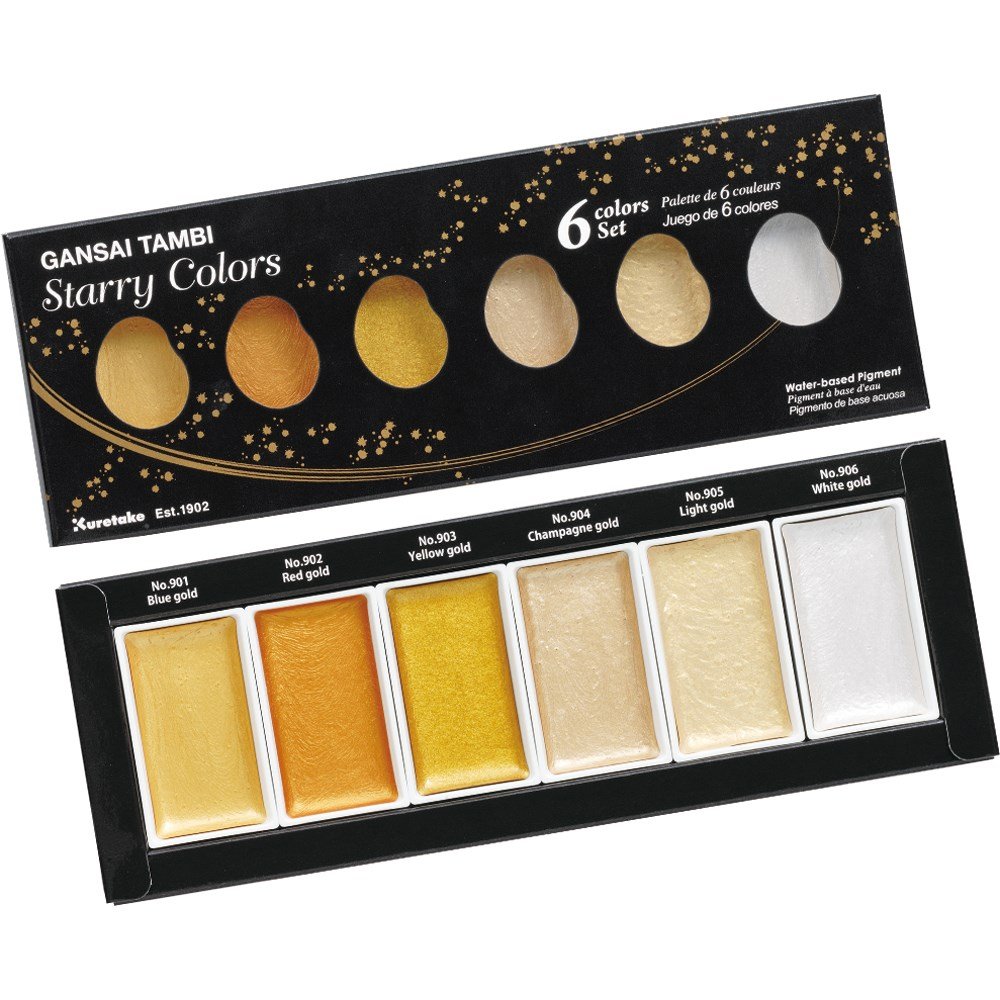GANSAI TAMBI STARRY COLORS 6 colors set