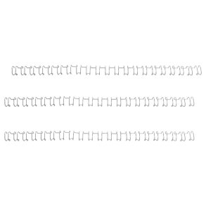 GBC metal ryg GBC 3:1 NO6 9.5mm A4 hvid (100)