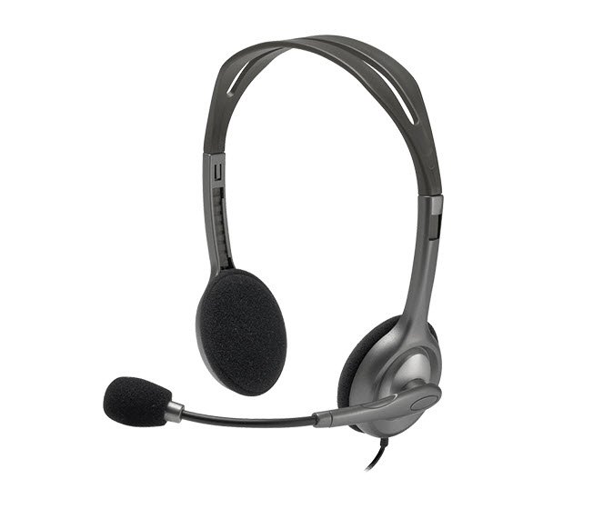 H111 Stereo headset, Black