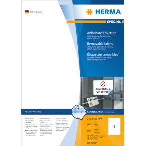 Etiketter HERMA Movables 210x297 (100)