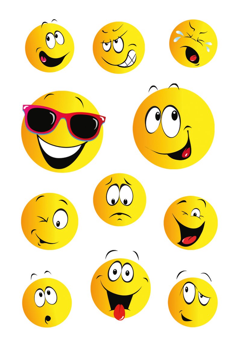 HERMA Sticker Decor smiley 3ark