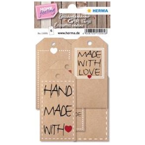 HERMA HOME gift tags nature