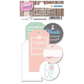 HERMA HOME gift tags colered