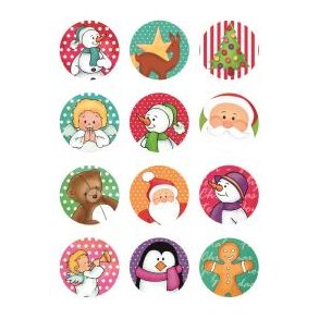 Herma Stickers Magic Julesymboler