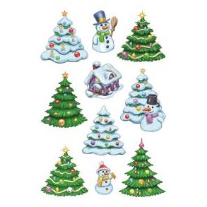 Herma Stickers Vinter Juletr