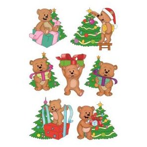 Herma Stickers Julebjrne