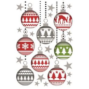 Herma Stickers Julekugler