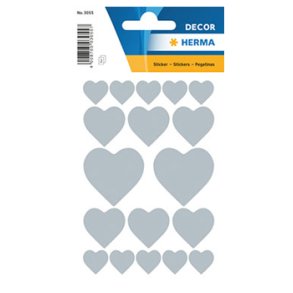 Herma Sticker Decor Slv Hjerter