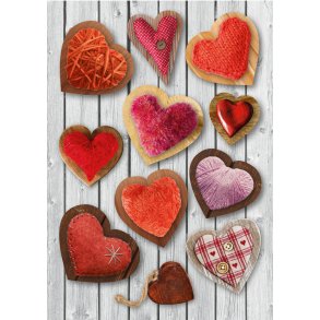 HERMA Sticker DECOR Fluffy Hearts