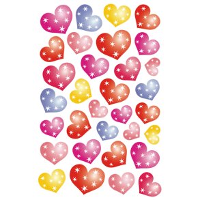 Stickers HERMA Magic stjernehjerter