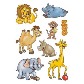 Stickers HERMA Decor zoo dyr