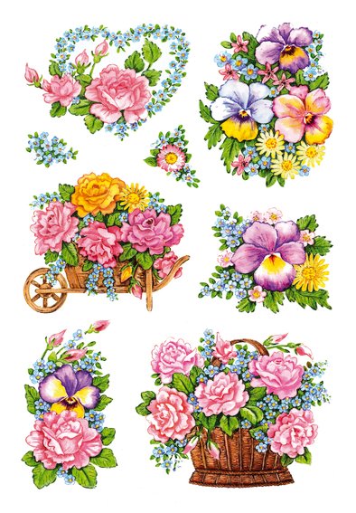 HERMA Decor stickers blomsterkurve 3ark