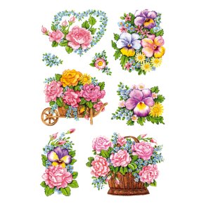 HERMA Decor stickers blomsterkurve 3ark