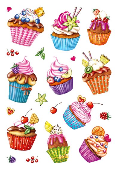 Stickers HERMA Decor muffins