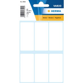 Etiketter HERMA Vario hvid 26x54mm (42)