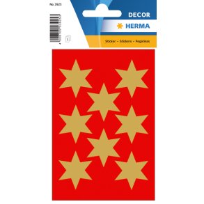 Herma stickers Stjerner Guld