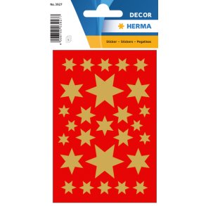 Stickers HERMA Decor stjerner guld