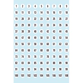 Etiketter HERMA Vario Tal 1-540 8mm