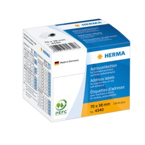 Herma 70x38mm 250stk etiketter