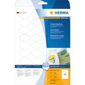 Etiketter HERMA Movables 40,6x25,4 (25)