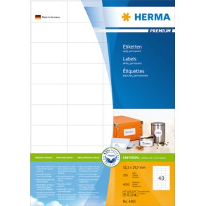 Etiketter HERMA Premium A4 52,5x29,7 (100)