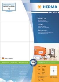 Etiketter HERMA Premium A4 105x74 (100)