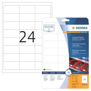 HERMA Hard Wearing Removable Labels