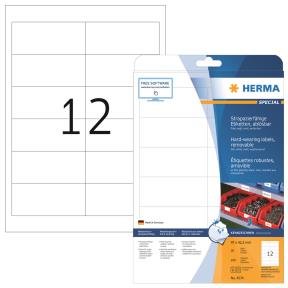 HERMA Hard Wearing Removable Labels