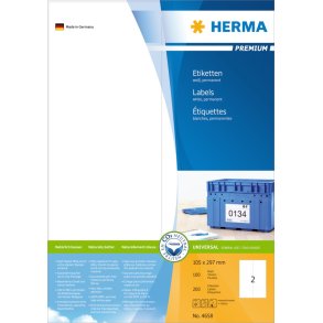 Etiketter HERMA Premium A4 105x297 (100)