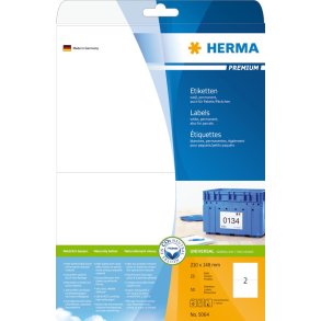 Etikett HERMA Premium A4 210x148,5 (25)