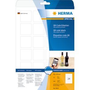Etiketter HERMA Special QR-kod 40x40 (25)