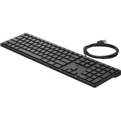 HP 320K Wired Keyboard, Black (Nordic)