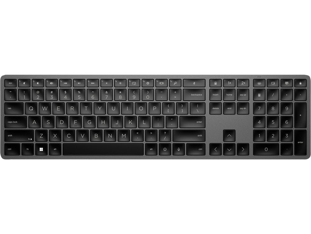 HP 975 Dual-Mode Wireless Keyboard, Black (Nordic)