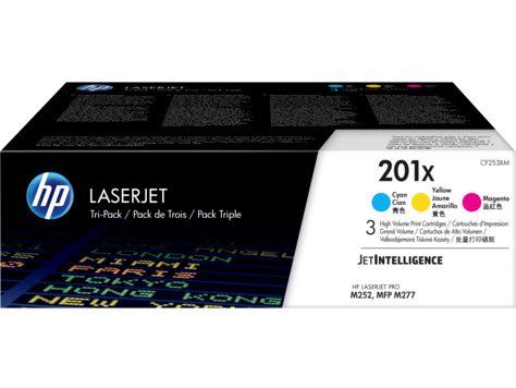 HP Color LaserJet 201X Farve toner Tri-pack