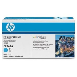 HP Color LaserJet CE261A cyan toner