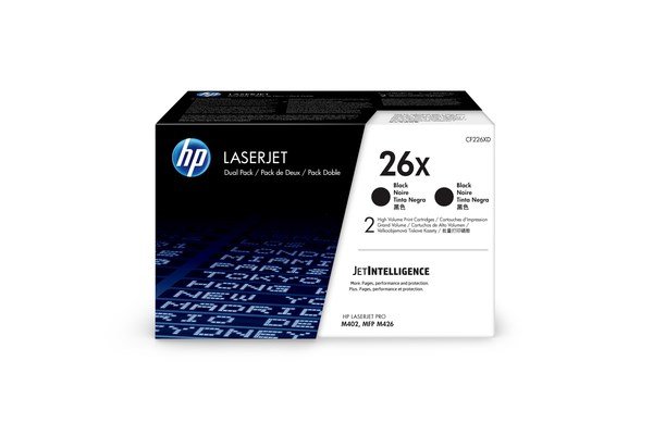 HP LaserJet 26X Sort toner dualpack